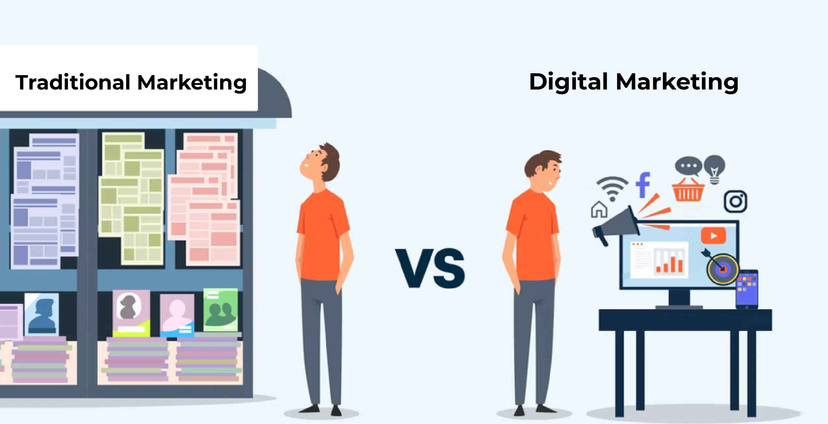 Can digital marketing replace traditional marketing?