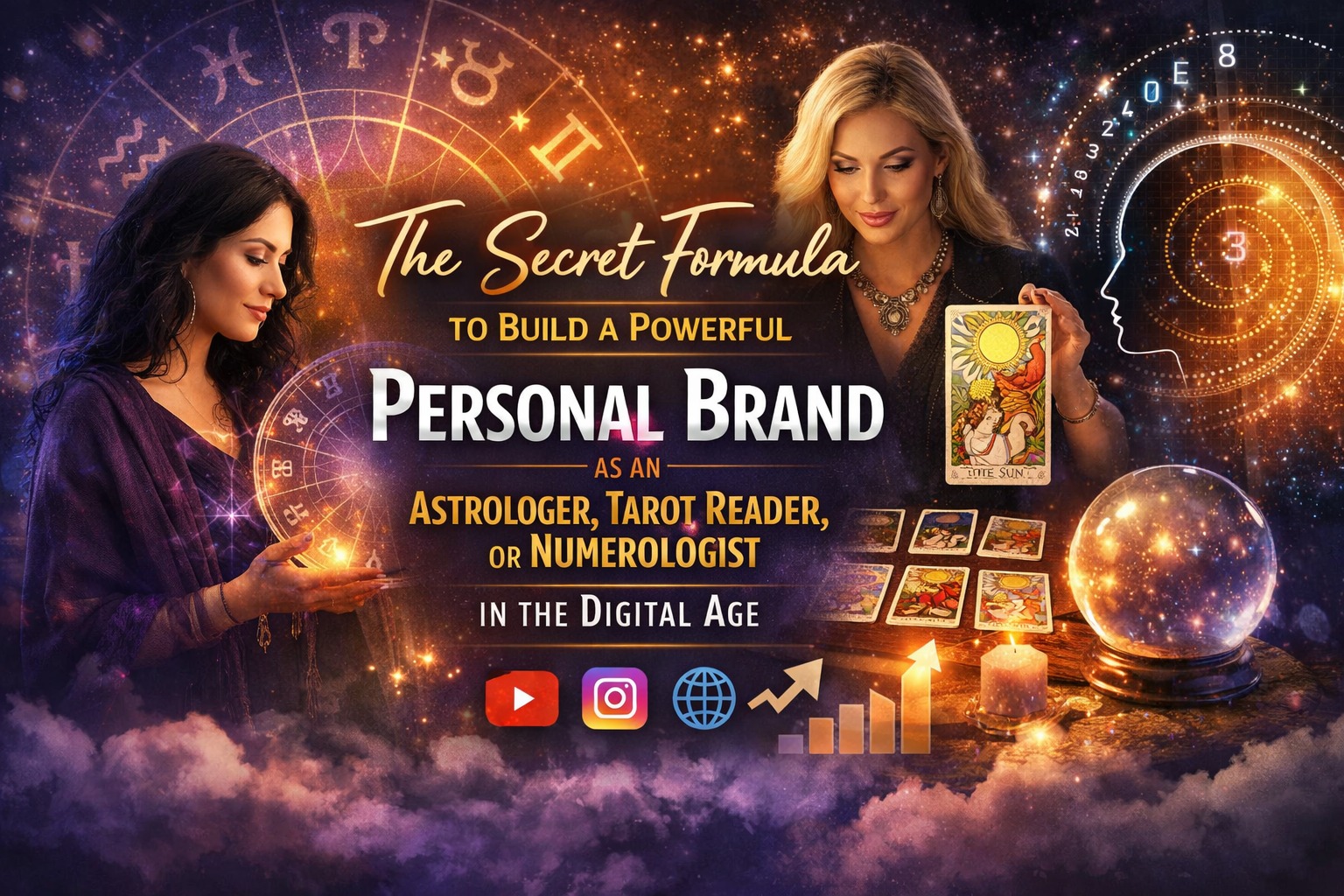 The Secret Formula to Build a Powerful Personal Brand as an Astrologer, Tarot Reader or Numerologist in the Digital Age