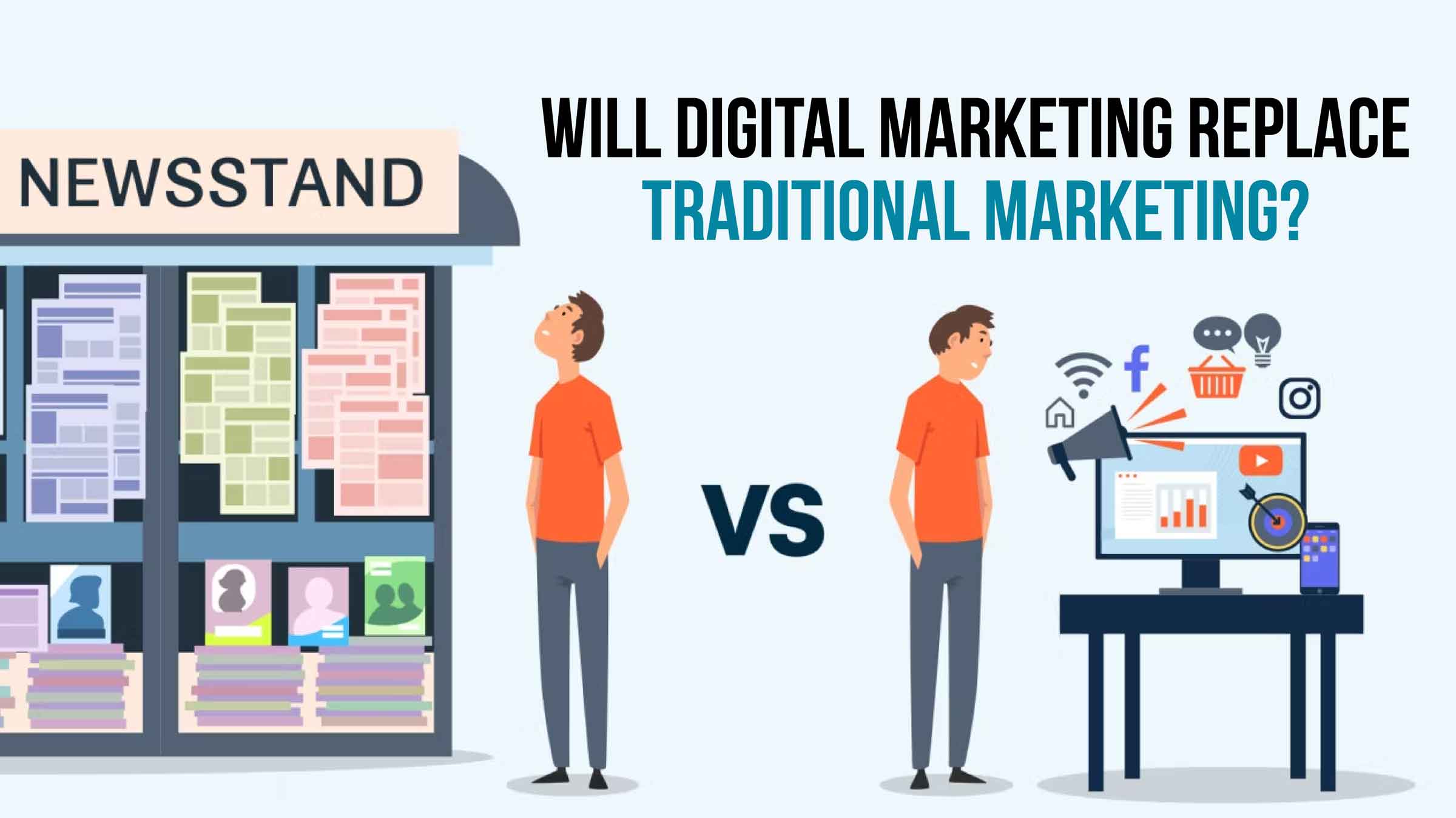 Will digital marketing replace traditional marketing?